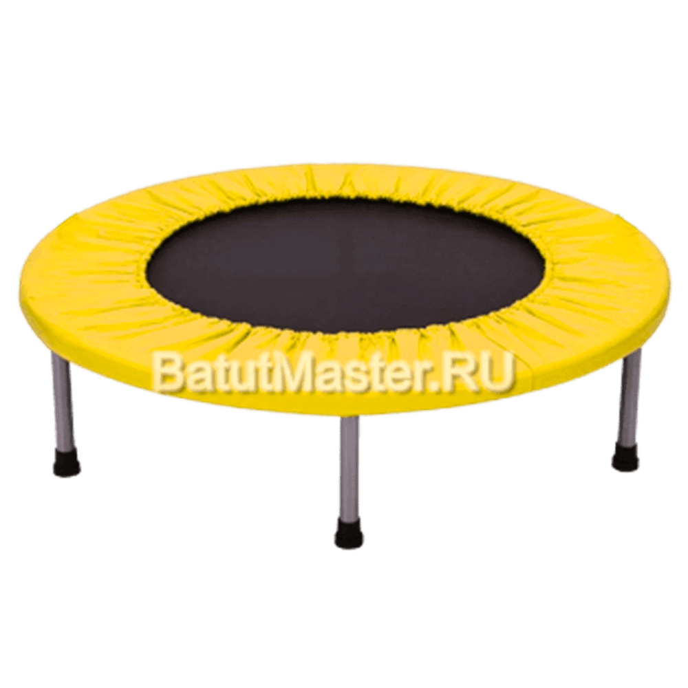 Каркасный батут "Улыбка" диаметр 3,3 фт, жёлтый B-15712