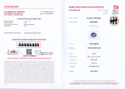 Сапфир, Овал, 2 шт / 3,97 карат, Шри-Ланка