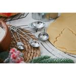 Набор мерных ложек Доляна «Металлик», 4 шт: 1,25/2,5/5/15 мл