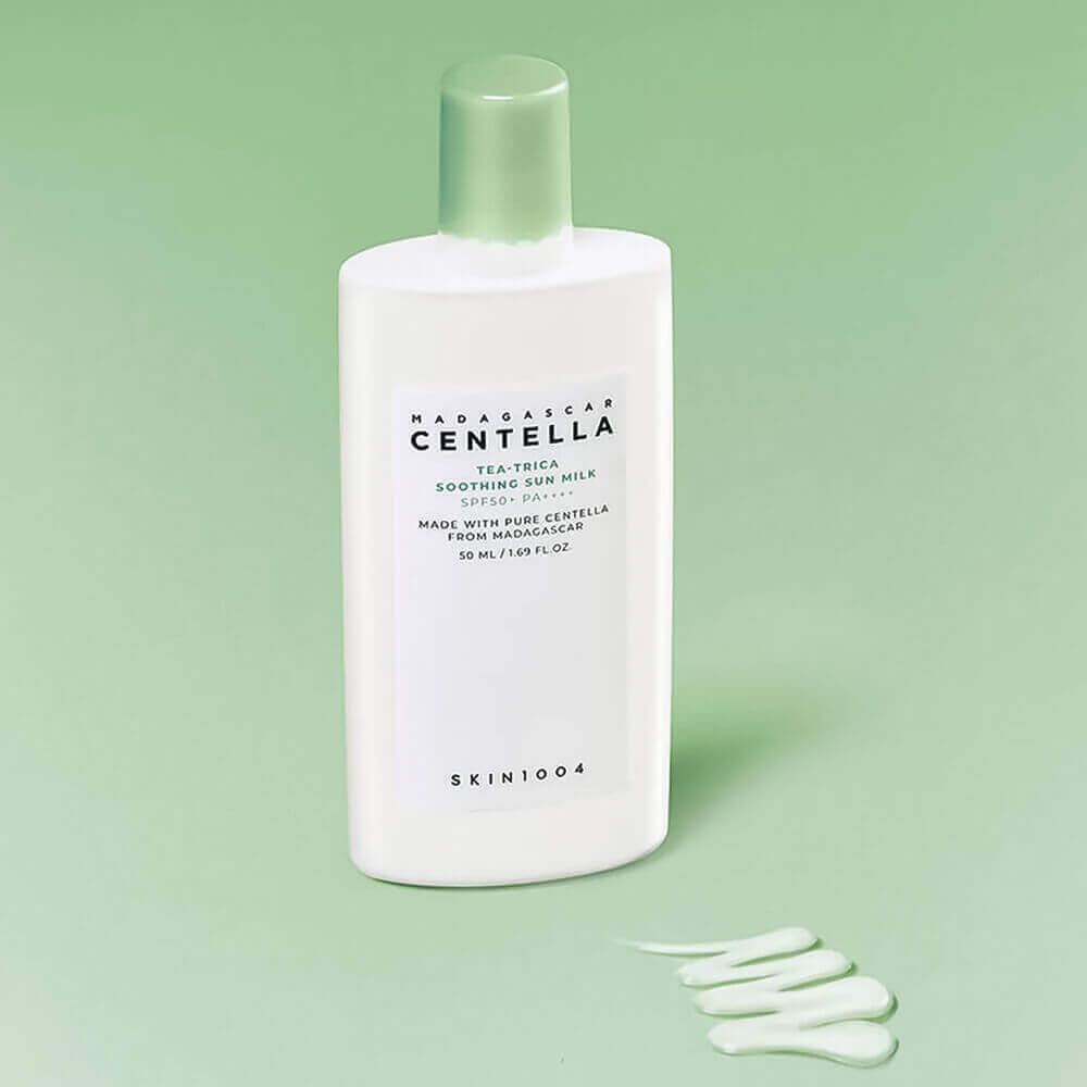 Солнцезащитное молочко SKIN1004 Madagascar Centella Tea-Trica Soothing Sun Milk SPF50+ PA++++ 50 мл