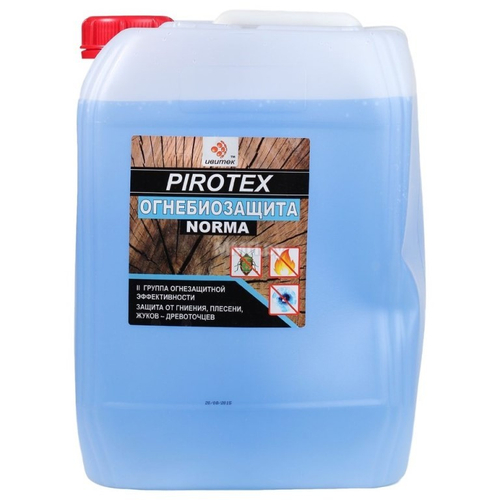 Пиротекс ОгнеБиоЗащита Норма (2 группа, Голубой индикатор.) (10л)