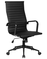 Офисное кресло для руководителей DOBRIN CLARK SIMPLE BLACK, чёрный