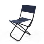 Стул туристич. &quot;СЛЕДОПЫТ&quot; складной со спин.,мал. 320х340х580мм, труба сталь 16х1мм (т. синий)/5/