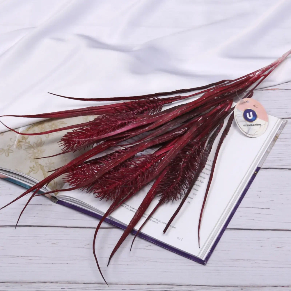 Искусственные цветы «Полевые цветы» 64см цвет бордовый 29