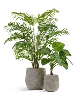 Кашпо TREEZ ERGO - серия Nature - Чаша - Капучино