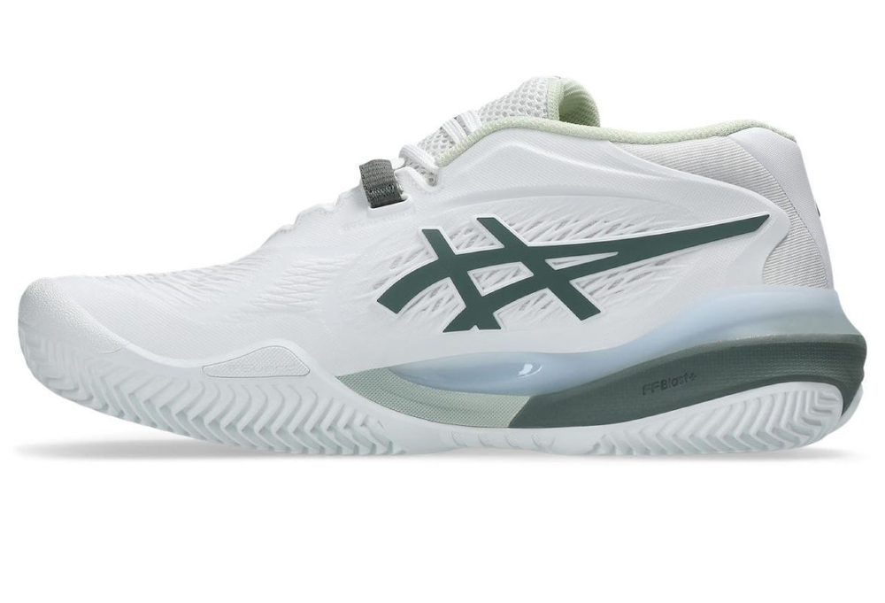 Женские Кроссовки теннисные Asics Gel-Resolution X Clay - белый/синий памятник