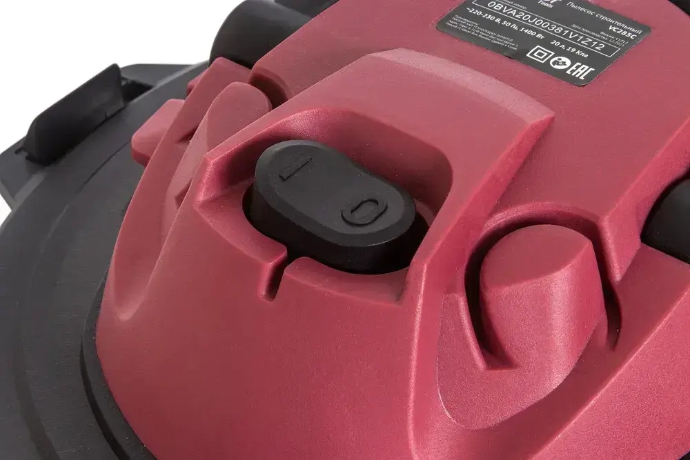 Пылесос строительный бытовой Pioneer VC285C с насадками, 20л, 1400Вт