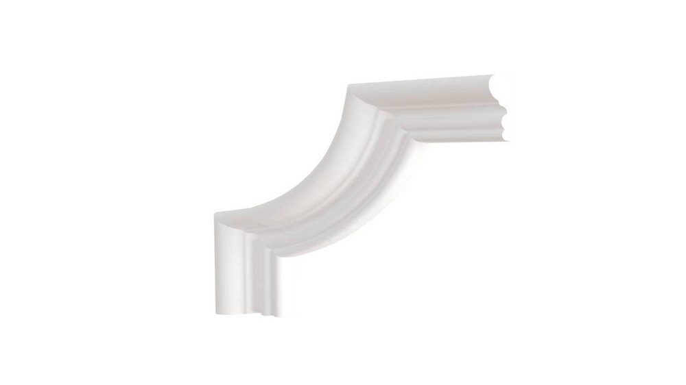 C1-DD608/Декоративный уголок гладкий (165х165х21мм)/4 Стоимость за упаковку 4 шт