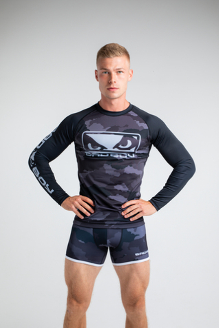 Плавки/Боксеры мужские Bad Boy серый камуфляж