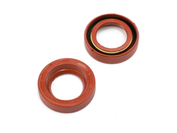 Сальник 25х42х10 а/м КАМАЗ переднего подшипника ведущего вала (красный с пружиной/ NBR) Резинотехника г. Балаково ( ОЕ РТ14.1701340 NBR )