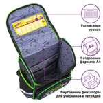 Ранец ЮНЛАНДИЯ WISE для начальной школы, Offroad, 37х29х15 см, 228814