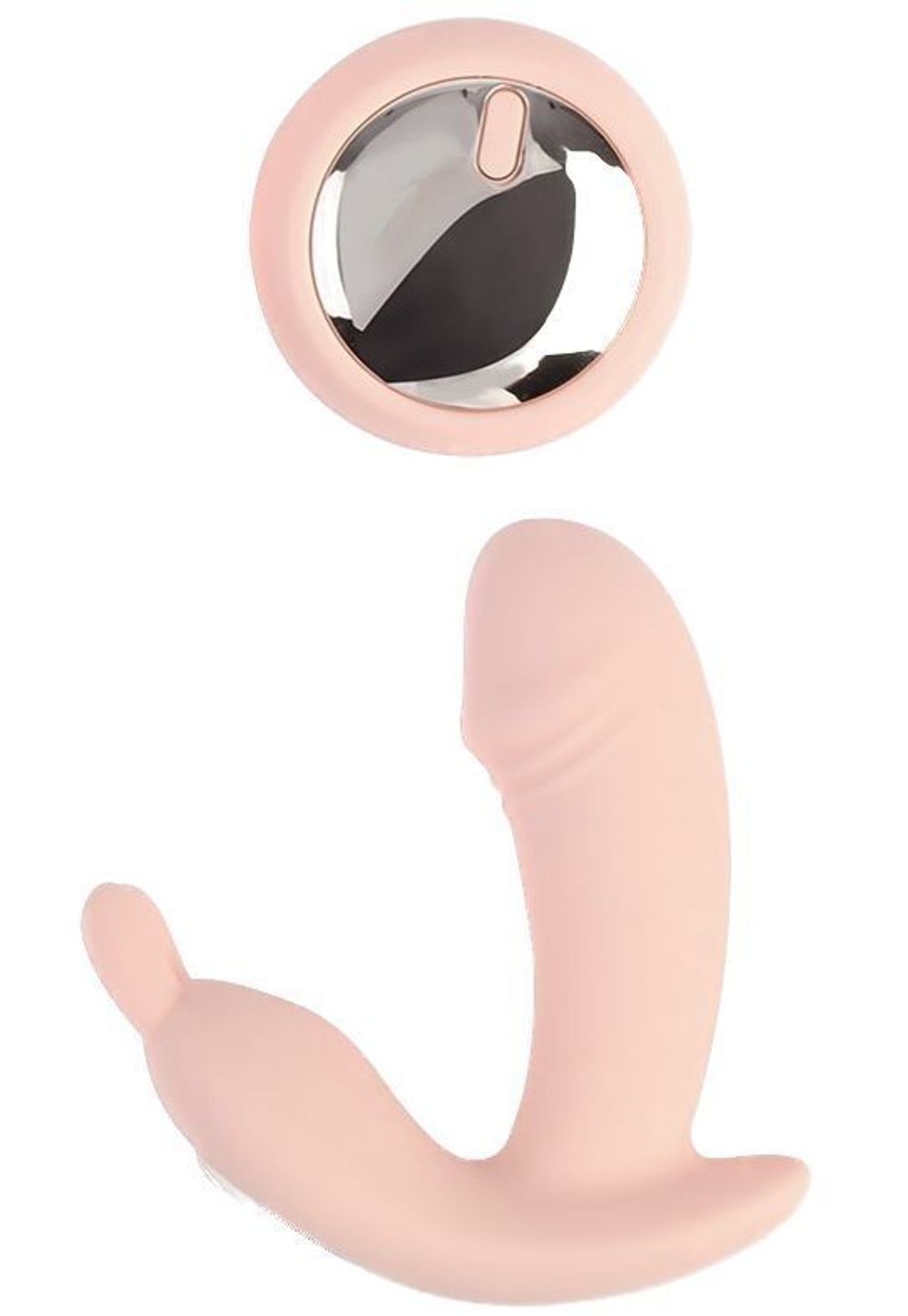 Розовый перезаряжаемый вибратор Bunny Tickler - 10,7 см. (Цвет: розовый)