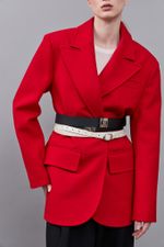 ТОНКИЙ РЕМЕНЬ В ДВА ОБОРОТА BLACK