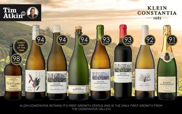 Тим Аткин оценил Vin de Constance 2015 в 98 баллов