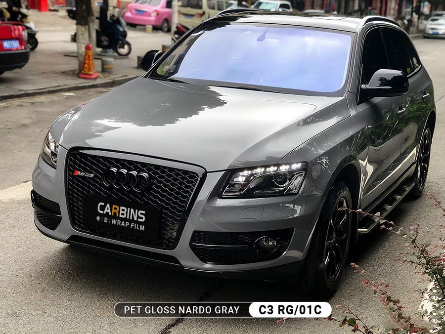 Audi в пленку Carbins Nardo Gray