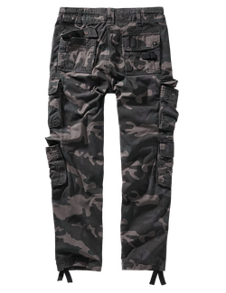 Brandit PURE SLIM FIT PANTS darkcamo