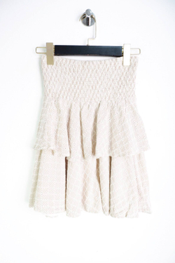 Юбка Kookai в светлом оттенке, маркировка 34, визуально на 40 размер