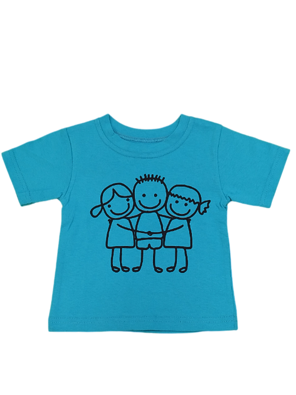 1401 Футболка детская бирюзовый (72-140)