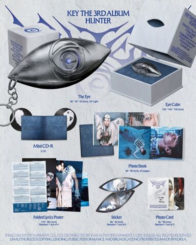 Альбом KEY - HUNTER 3rd Album PACKAGE THE CUBE Version