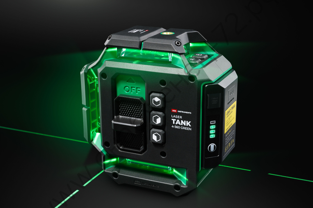 Лазерный уровень ADA LaserTANK 4-360 GREEN Basic Edition