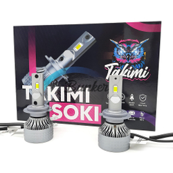 Светодиодные автомобильные LED лампы TaKiMi Soki H7 5500K 12/24V