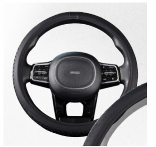 Оплетка руля M Skyway Real- 8 экокожа черная