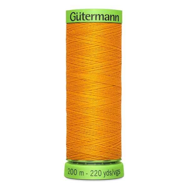 Нитки для тонких тканей Gutermann Extra Fine 150 (200 метров), 5 кат. | 362 оранжево-желтый