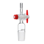 Керн 29/32 с прямым отводом, с краном PTFE