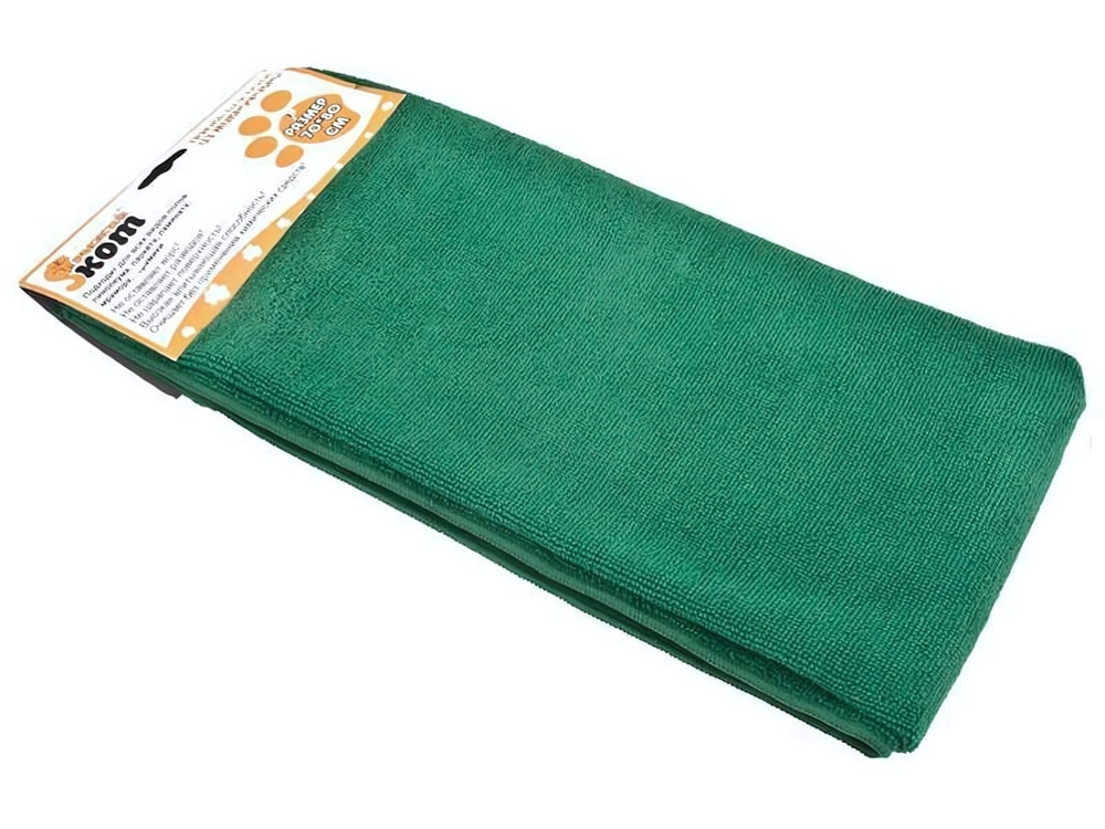 Тряпка для пола 80*100см из микрофибры M-02F-XXL зеленая
