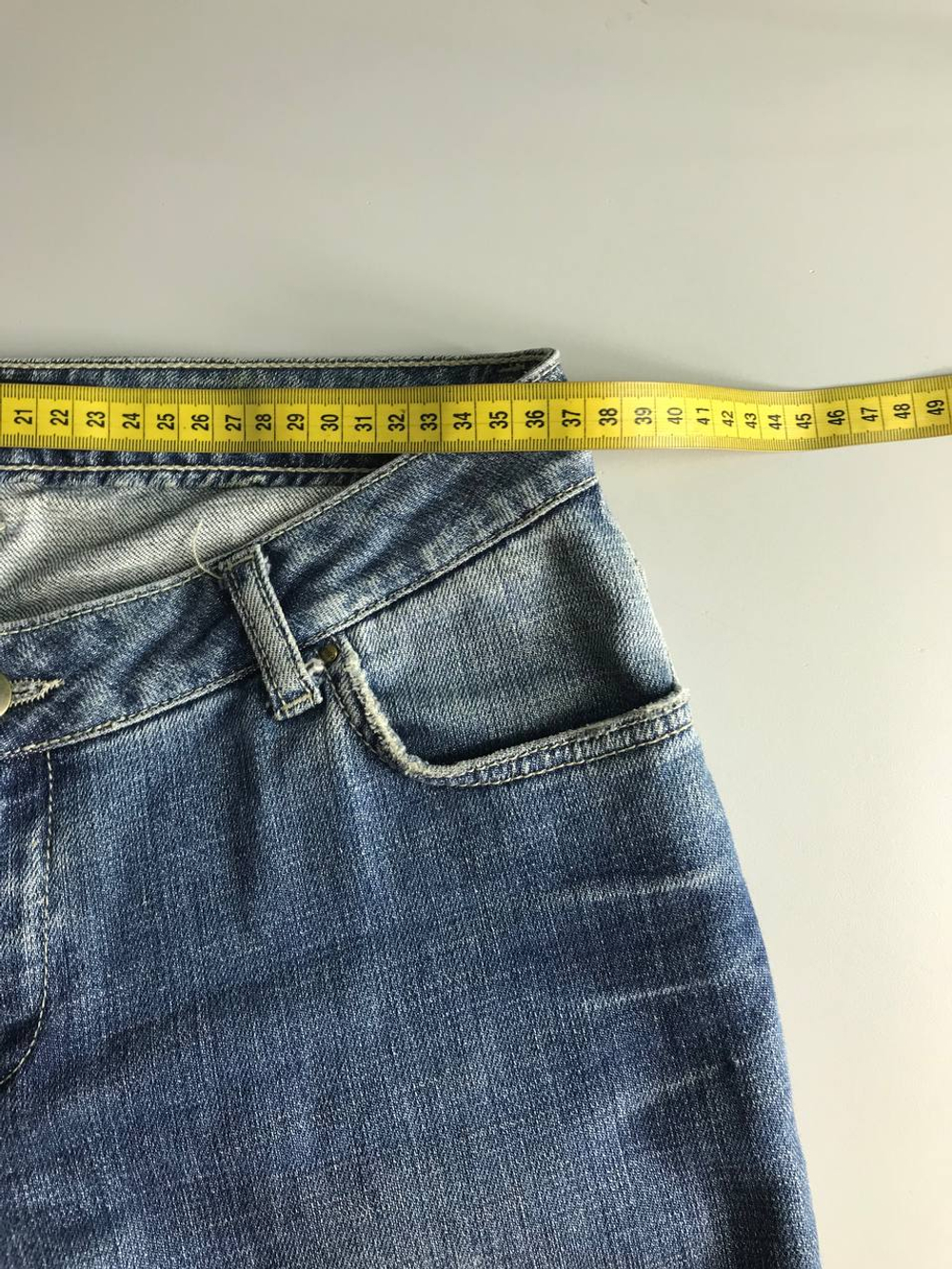 Джинсы для модных образов, маркировка 27, визуально на 44 размер