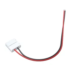 Коннектор гибкий односторонний для 8мм монохромной светодиодной ленты 10 шт. Led Strip cn009