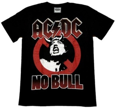 Футболка хлопок шелкография. SP108 AC/DC no bull L