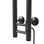 Полотенцесушитель MIXLINE MOON GRAPHITE 120/10 (таймер,284 Вт) электрический ГРАФИТ