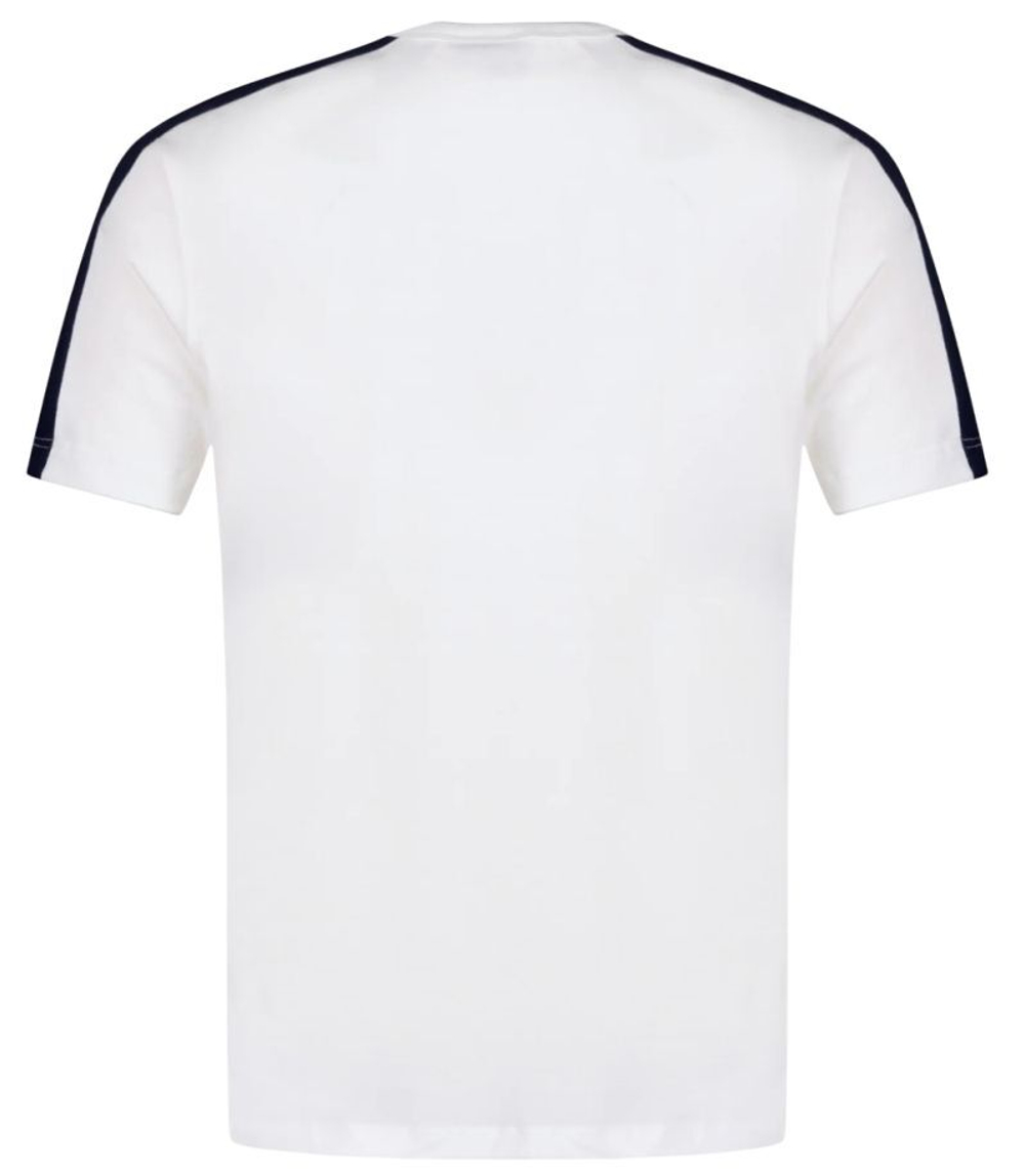Детская теннисная футболка Le Coq Sportif Tricolor - white light