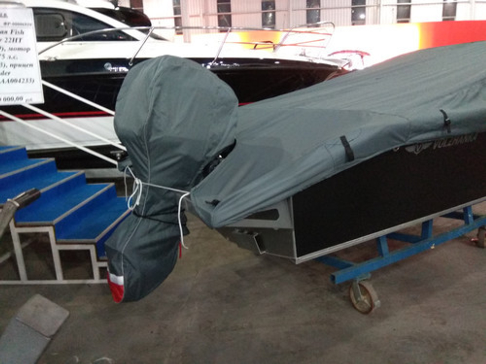 Транспортировочный тент на катер Волжанка 50