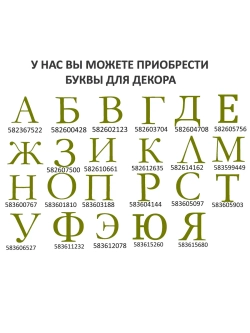 Наклейки свадебные на бокалы цифры инициалы "Т"