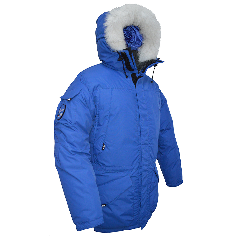 Опушка капюшона куртки Аляска из натурального меха песца