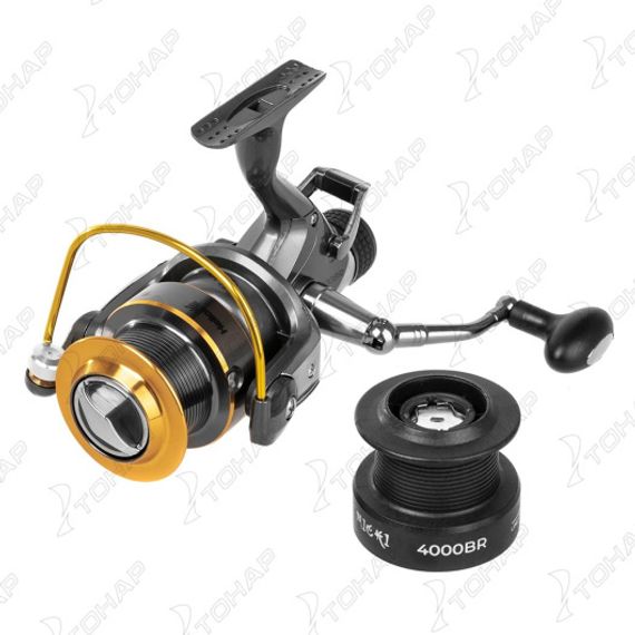 Катушка MIOKI 4000 BR 5+1 подшип + зап.шпуля Helios (HS-KF-M4000-S)