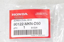 90122-MKN-D50. SCREW, OVAL, 6X40