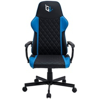 Кресло компьютерное игровое GAMELAB SPIRIT Blue, игровое, механизм качания пиастра (GL-450)
