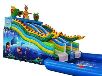 Горка для бассейна "Спуск дракона" 8*6*8 м