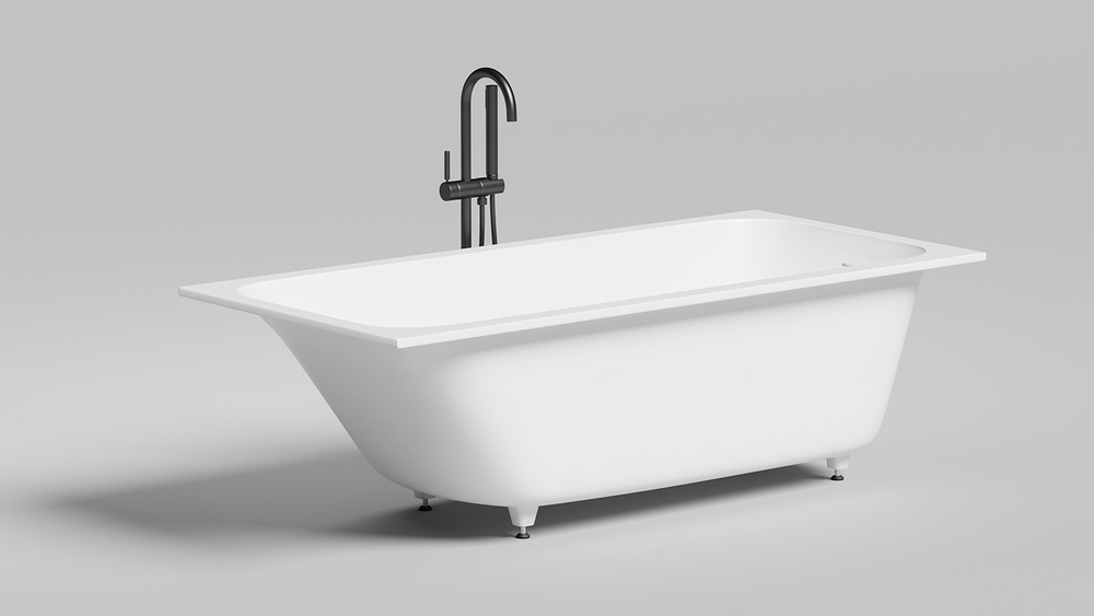 Ванна встраиваемая ORLANDO_KIT 170 глянцевая S-Sense