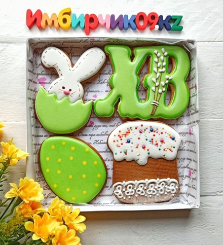 Имбирные пряники Пасха