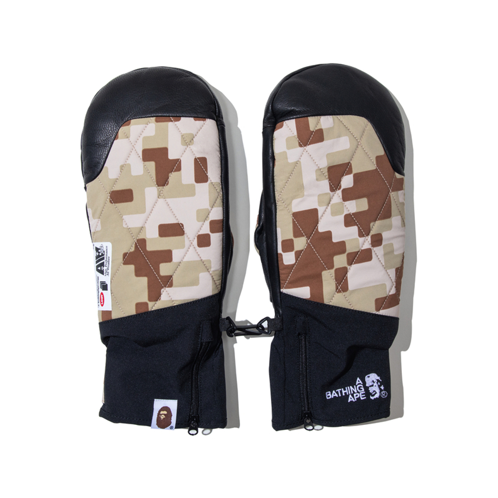 A Bathing Ape Bathing Ape Other Gloves Mittens Winter 0zxgvm901821p бежевый желтый