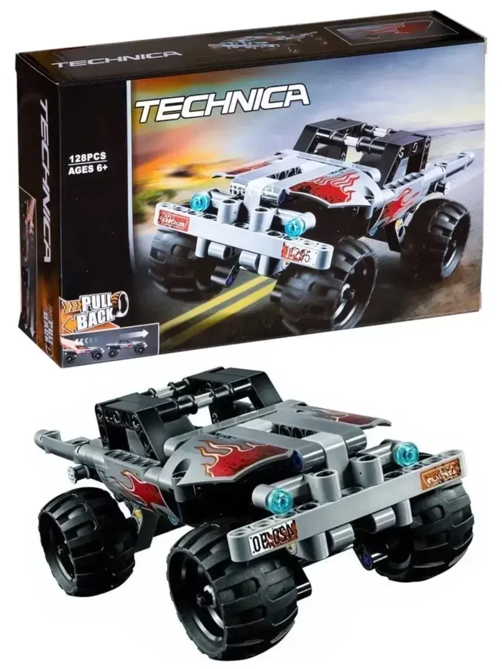 Конструктор Техник Машина для побега 128 деталей 11295