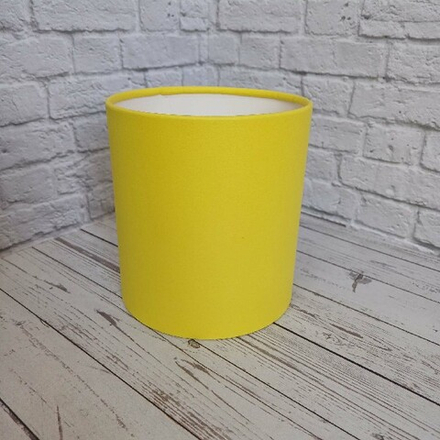 Коробка БЕЗ КРЫШКИ 18*18 РОМАШКОВЫЙ МАТОВАЯ