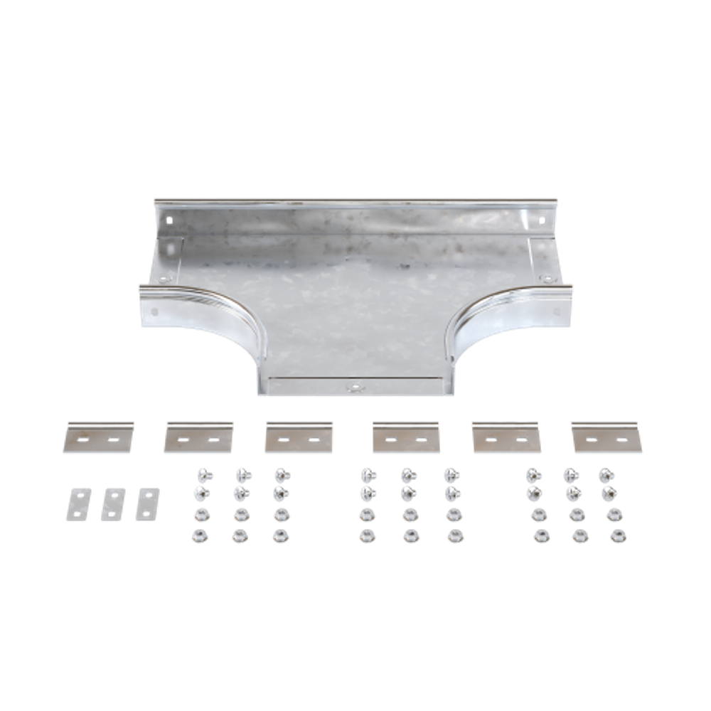 Ответвитель DPT Т-образный горизонтальный 50х50 в комплекте с крепежными элементами и соединительными пластинами, необходимыми длямонтажа