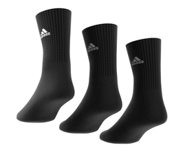 Носки теннисные Adidas Cushioned Crew Socks 3P - black/white