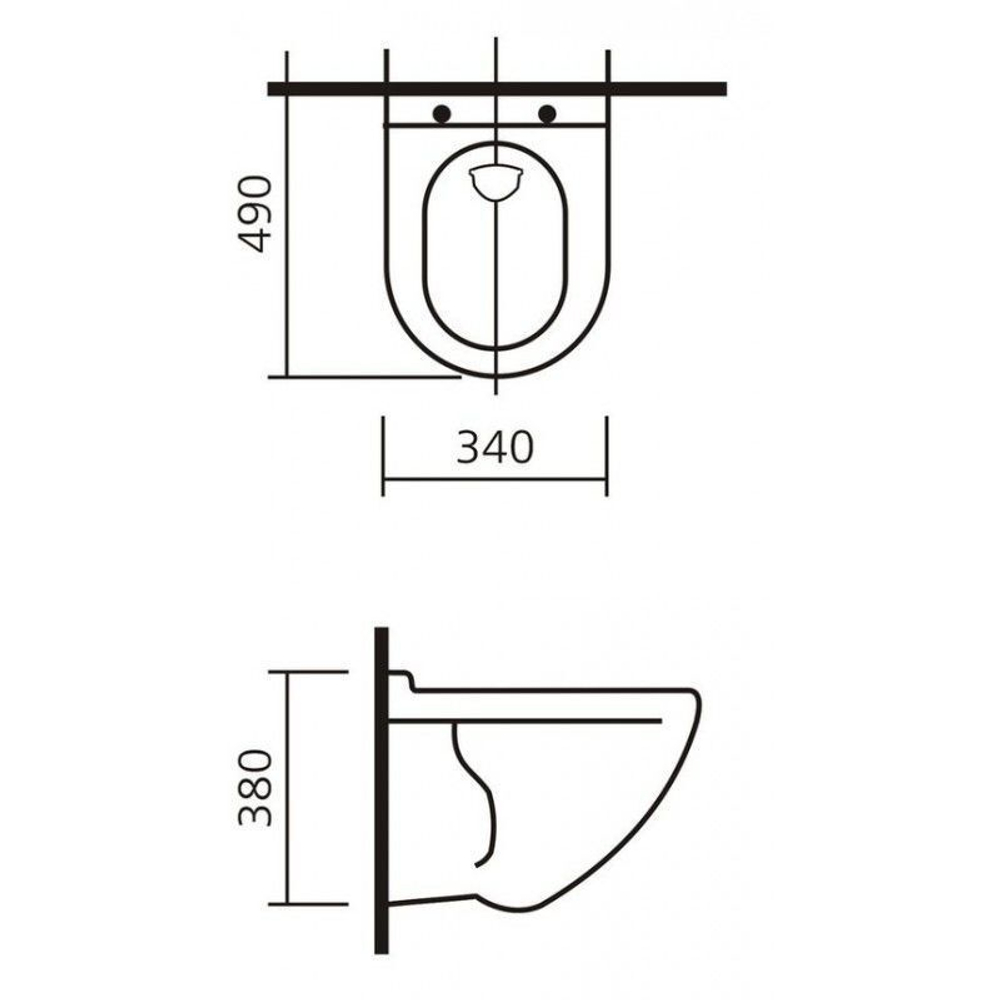 УНИТАЗ ПОДВЕСНОЙ SANITA LUXE ATTICA COLOR GREEN
