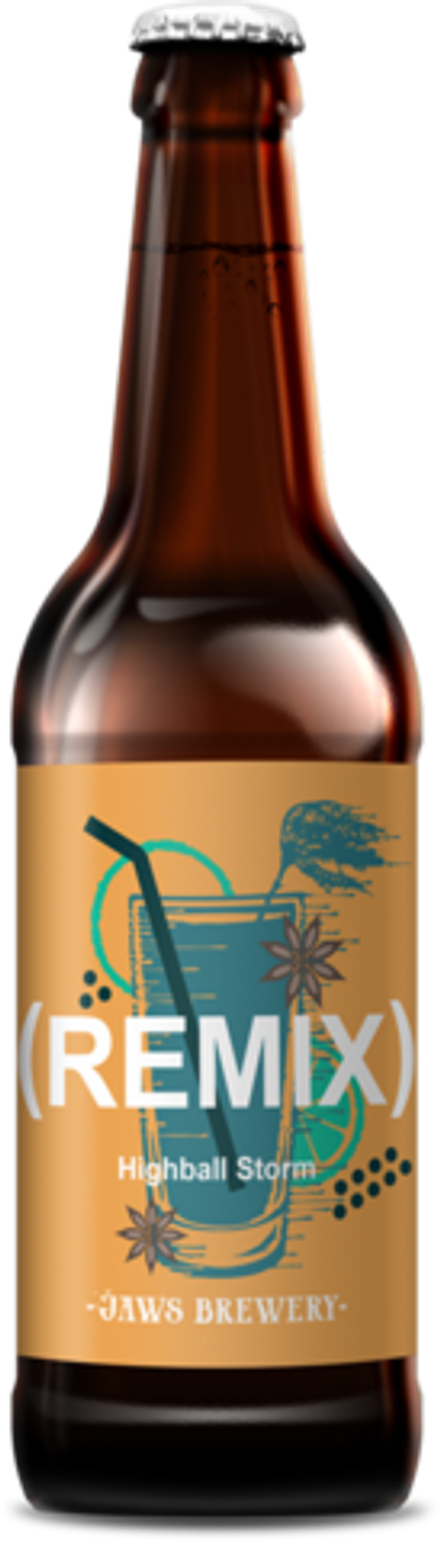 Пиво Джоус Ремикс Хайбол Шторм / Jaws Remix Highball Storm 0.5 - стекло